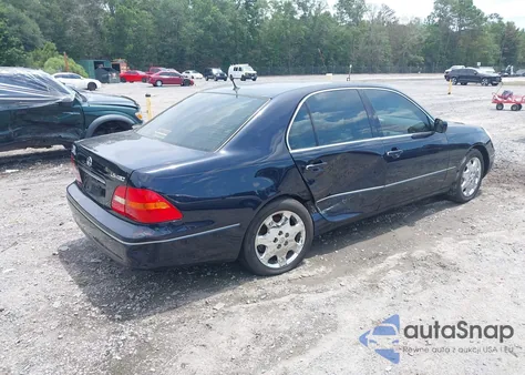 2002 Lexus Ls 430 из США, поврежденный, VIN JTHBN30F620086657